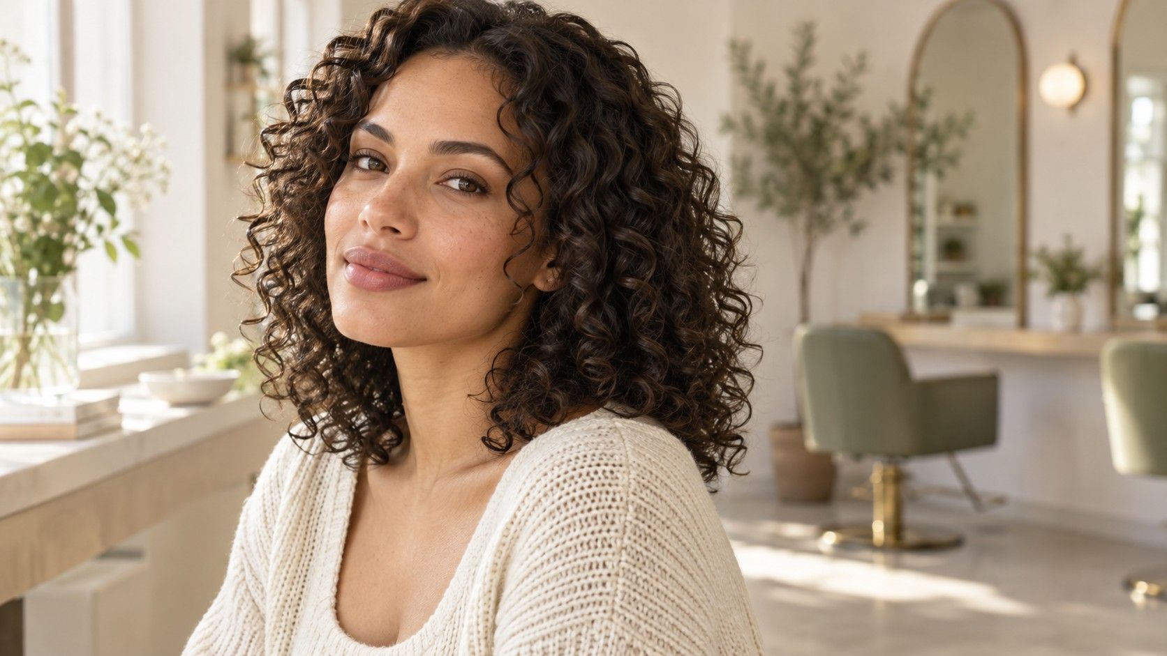 Curly Hair for an Oval Face: Plan the Cut Around Shrinkage and Shape